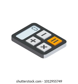 Calculator Isometric Icon