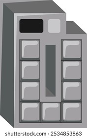 Calculator Keyboard Letter Alphabet Vector Element D