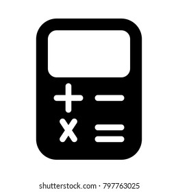 Calculator with large keys