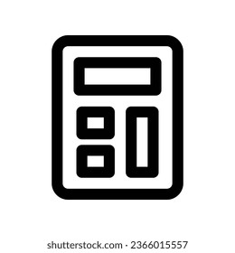 calculator line icon. vector icon for your website, mobile, presentation, and logo design.