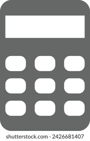 calculator logo design vector asset