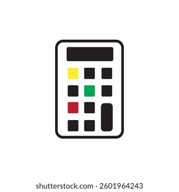 calculator logo icon illustration flat