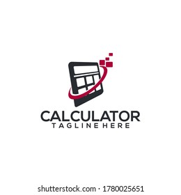 Calculator Logo Image Icon Vector