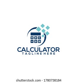 Calculator Logo Image Icon Vector
