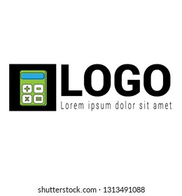 calculator logo image icon.Designed for your web site design, logo, app, UI