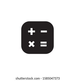 Calculator logo template vector earnings icon design