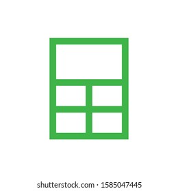 Calculator logo template vector earnings icon design
