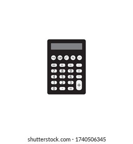 calculator logo vector icon illustration