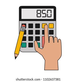 Calculator math device
