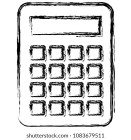 calculator math device icon