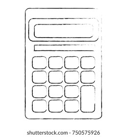 calculator math device icon