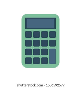 calculator math device isolated icon vector illustration design