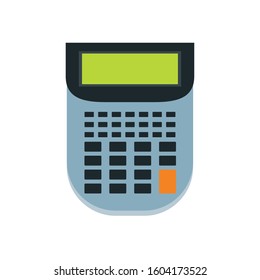 calculator math device isolated icon vector illustration design