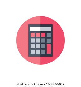 calculator math device isolated icon vector illustration design