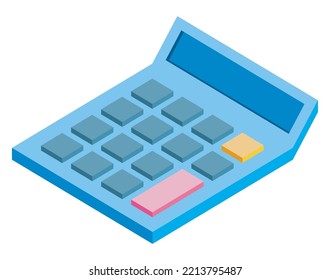 Isomometrisches Icon für Rechengerät
