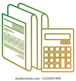 calculator math with documents