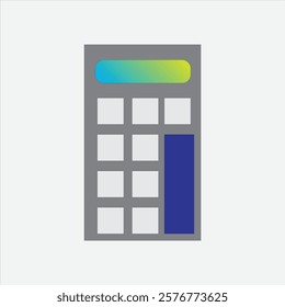 Calculator, math icon. Education illustration element. Signs and symbols can be used for web, logo, mobile apps, UI, UX