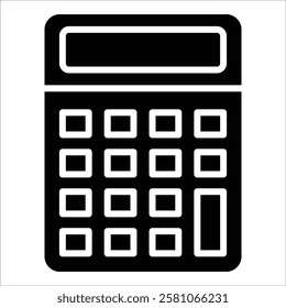 Calculator Math Icon Element For Design