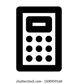 calculator, math icon. Element of education illustration. Signs and symbols can be used for web, logo, mobile app, UI, UX