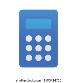 calculator, math icon. Element of education illustration. Signs and symbols can be used for web, logo, mobile app, UI, UX