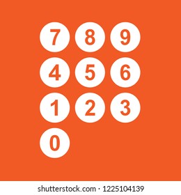 Calculator, math icon, stock vector illustration, EPS10.