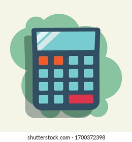 Calculator math icon vector illustration