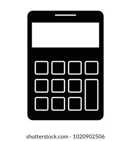 calculator math isolated icon
