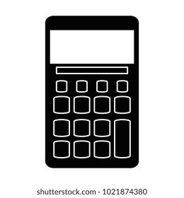 calculator math isolated icon