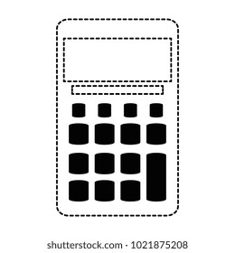 calculator math isolated icon