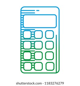 calculator math isolated icon