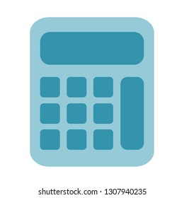 calculator math isolated icon