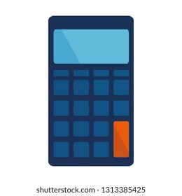 calculator math isolated icon