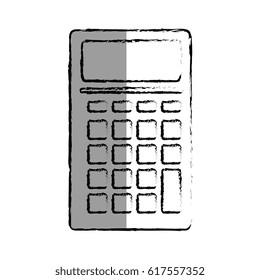 calculator math isolated icon