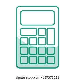 calculator math isolated icon
