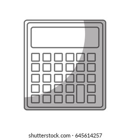 calculator math isolated icon