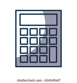 calculator math isolated icon