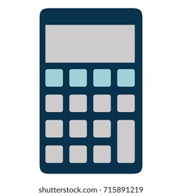calculator math isolated icon