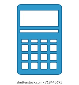 calculator math isolated icon