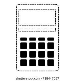 calculator math isolated icon