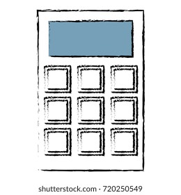calculator math isolated icon