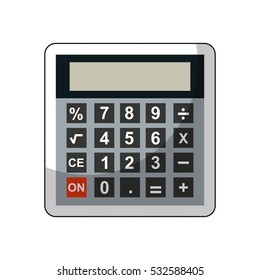 calculator math isolated icon vector illustration design