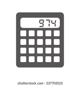 calculator math isolated icon vector illustration design