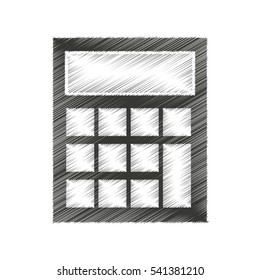 calculator math isolated icon vector illustration design
