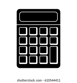 calculator math school pictogram