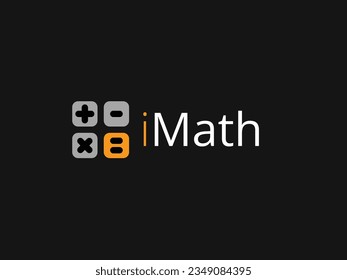 Calculator, Math, Web and App logo 