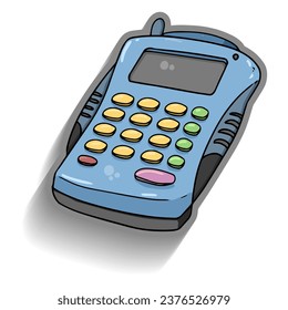 Rechenmaschine für mathematische Berechnungen, Vektorgrafik