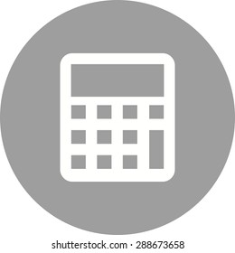 Calculator, mathematics, device icon vector image.Can also be used for banking, finance, business. Suitable for web apps, mobile apps and print media.
