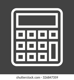 Calculator, mathematics, device icon vector image.Can also be used for banking, finance, business. Suitable for web apps, mobile apps and print media.