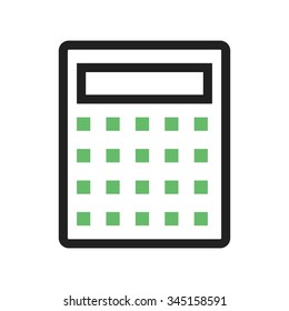 Calculator, mathematics, divide icon vector image.Can also be used for office. Suitable for web apps, mobile apps and print media.