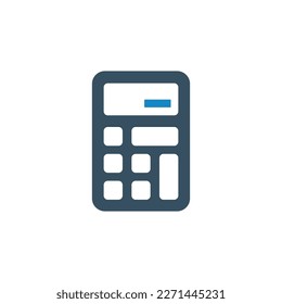 calculator maths icon vector illustration